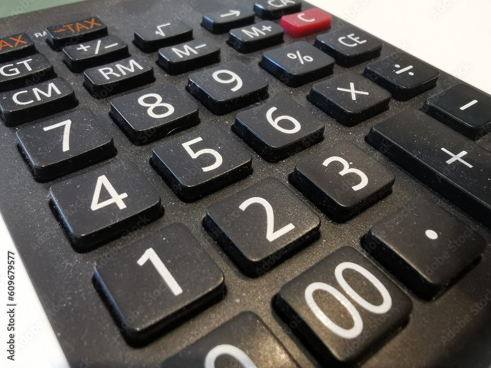 Tastatur eines Taschenrechners Tastatur eines Taschenrechners