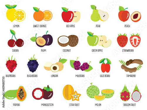 Cute fruits
