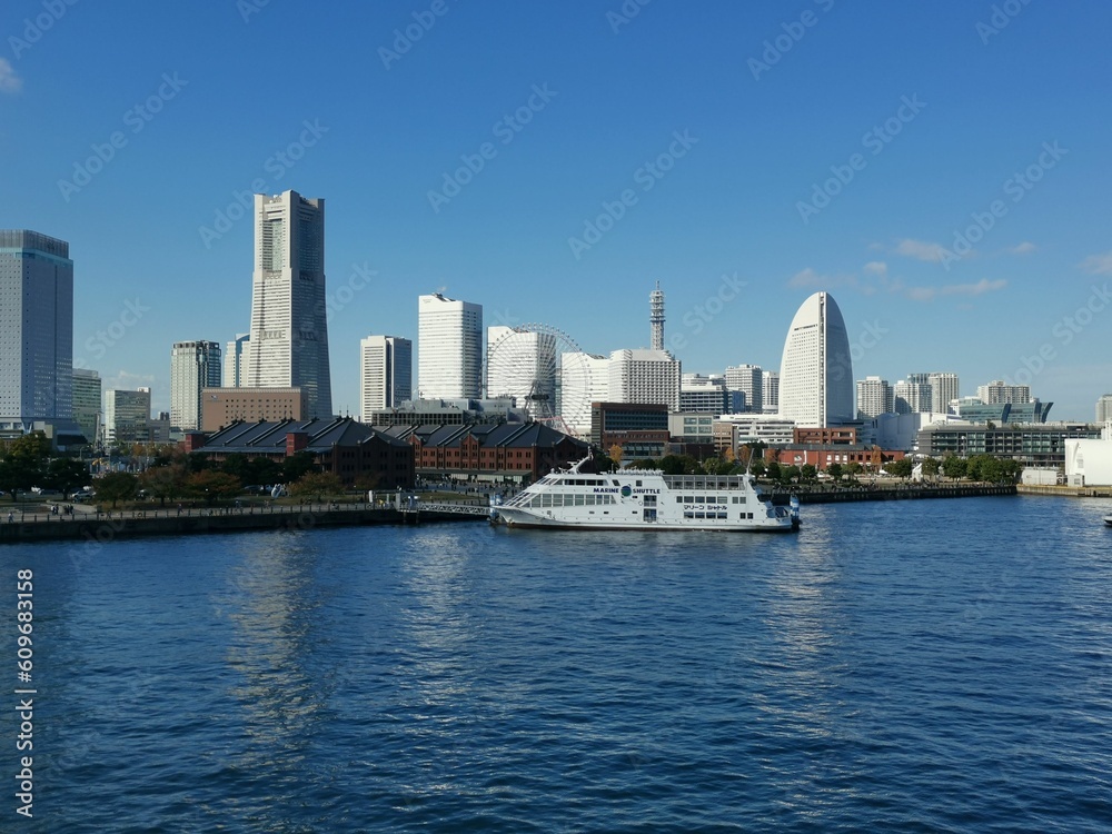 横浜のみなとみらい風景