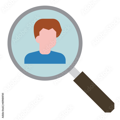 able bodied man flat icon