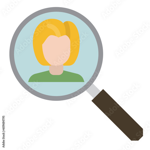 feminine flat icon