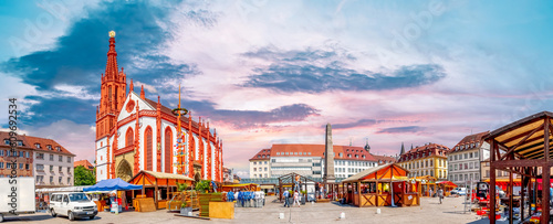 Marktplatz, Wuerzburg, Bayern, Deutschland  photo