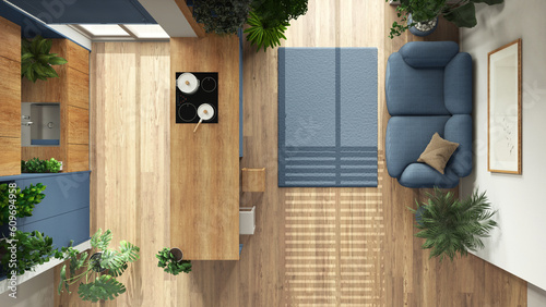 Obraz na plátně Indoor home garden concept idea