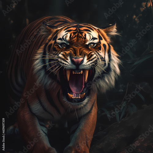 Tiger At Forest