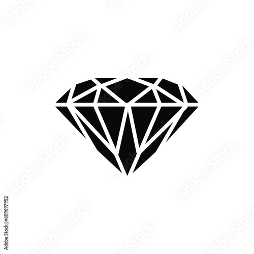 diamond on white background