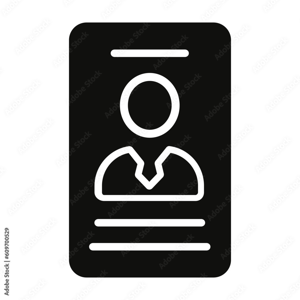 Identification card icon
Identification card icon