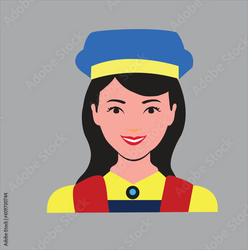 girl in a hat
