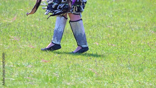Pow wow Indigenous traditional dance. 2-Spirit Powwow, hosted by 2-Spirited People of the 1st Nations. Competition and celebration.
