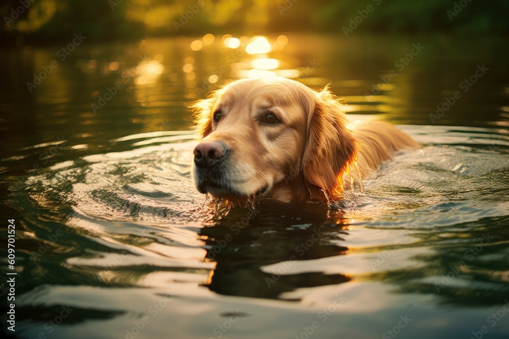 The Golden Retriever Dog Generative AI The Golden Retriever Dog Generative AI