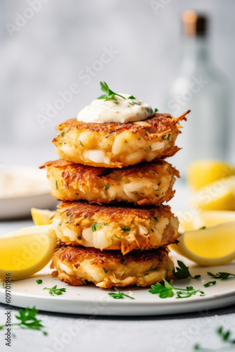 Delicious Plate of Crab Cak...