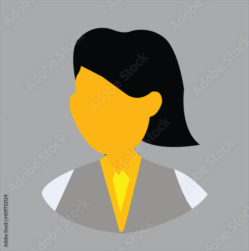 gril avater vector