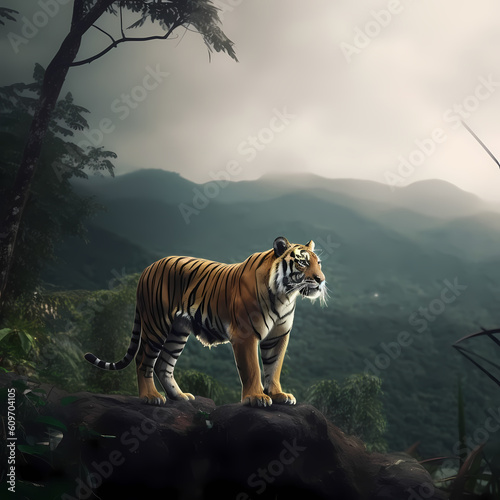 Tiger At Hill 
