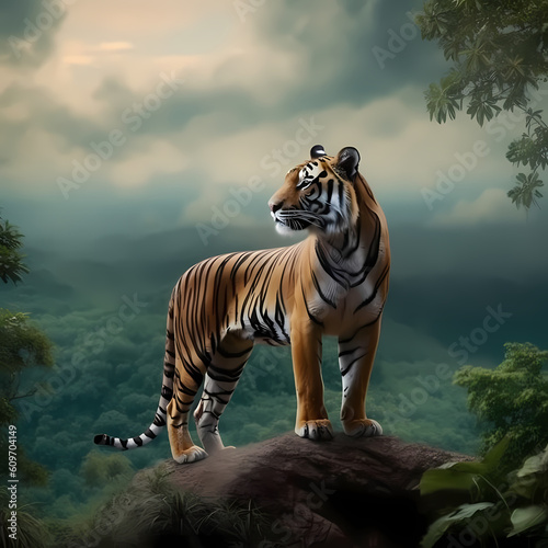 Tiger At Hill 