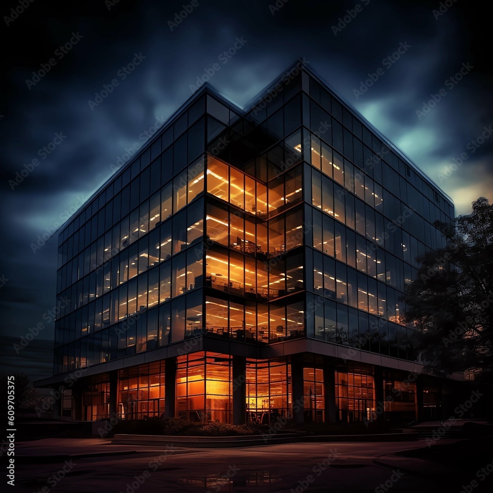 Fototapeta premium building at night