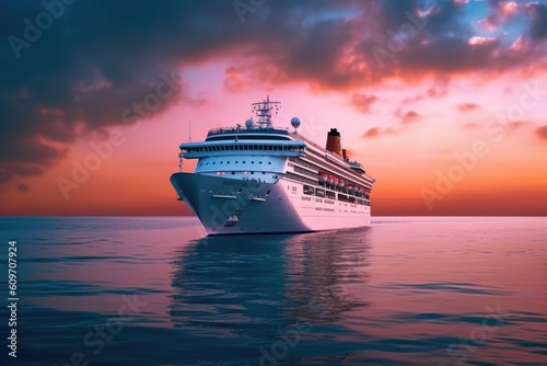 large_cruise_ship_is_floating © Alexander Mazzei 
