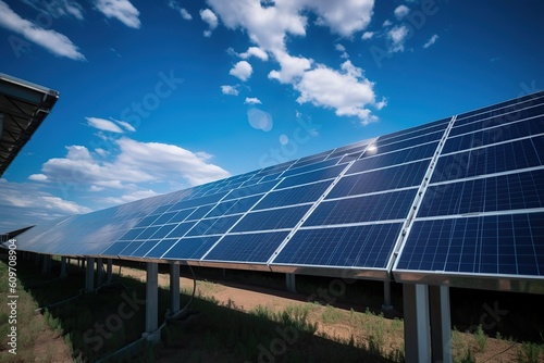 Sun-Powered Sustainability  The Futuristic Elegance of Solar Panels 