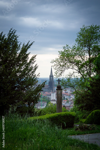 Kirchturm in der Ferne photo