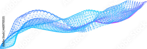 Network lines. Net wave information flow. Scientific paradigm solutions future. Forward vision progress. Big data cells deep development analysis. foresight conference background banner.