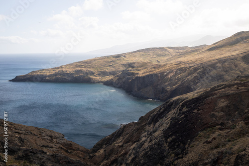 Rugged Coastline of the Ponta de Sao Lorenco Peninsula on the Island of Madeira