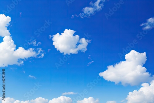 Blue sky with clouds