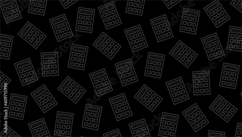 learning and education theme seamless pattern background