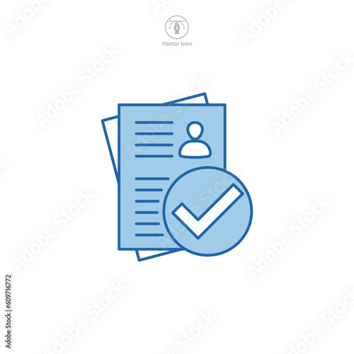 Checklist icon symbol template for graphic and web design collection logo vector illustration
