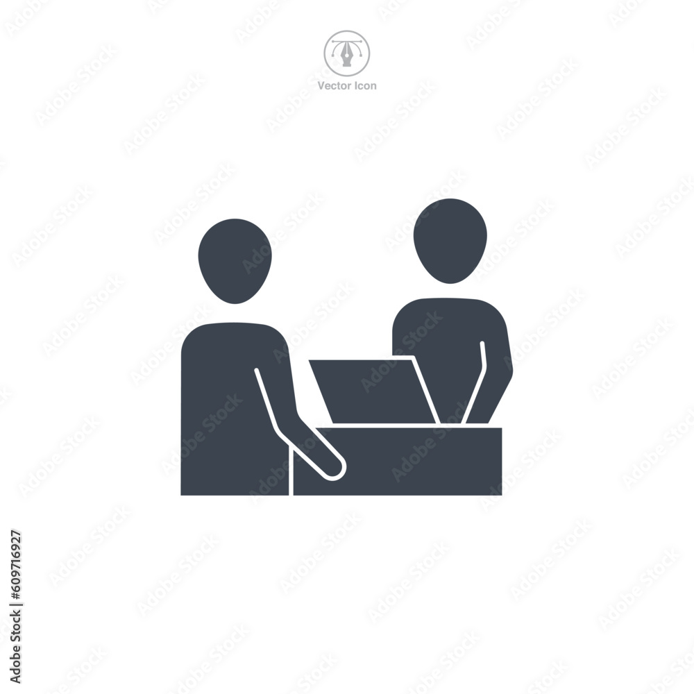 Interview icon symbol template for graphic and web design collection logo vector illustration Interview icon symbol template for graphic and web design collection logo vector illustration