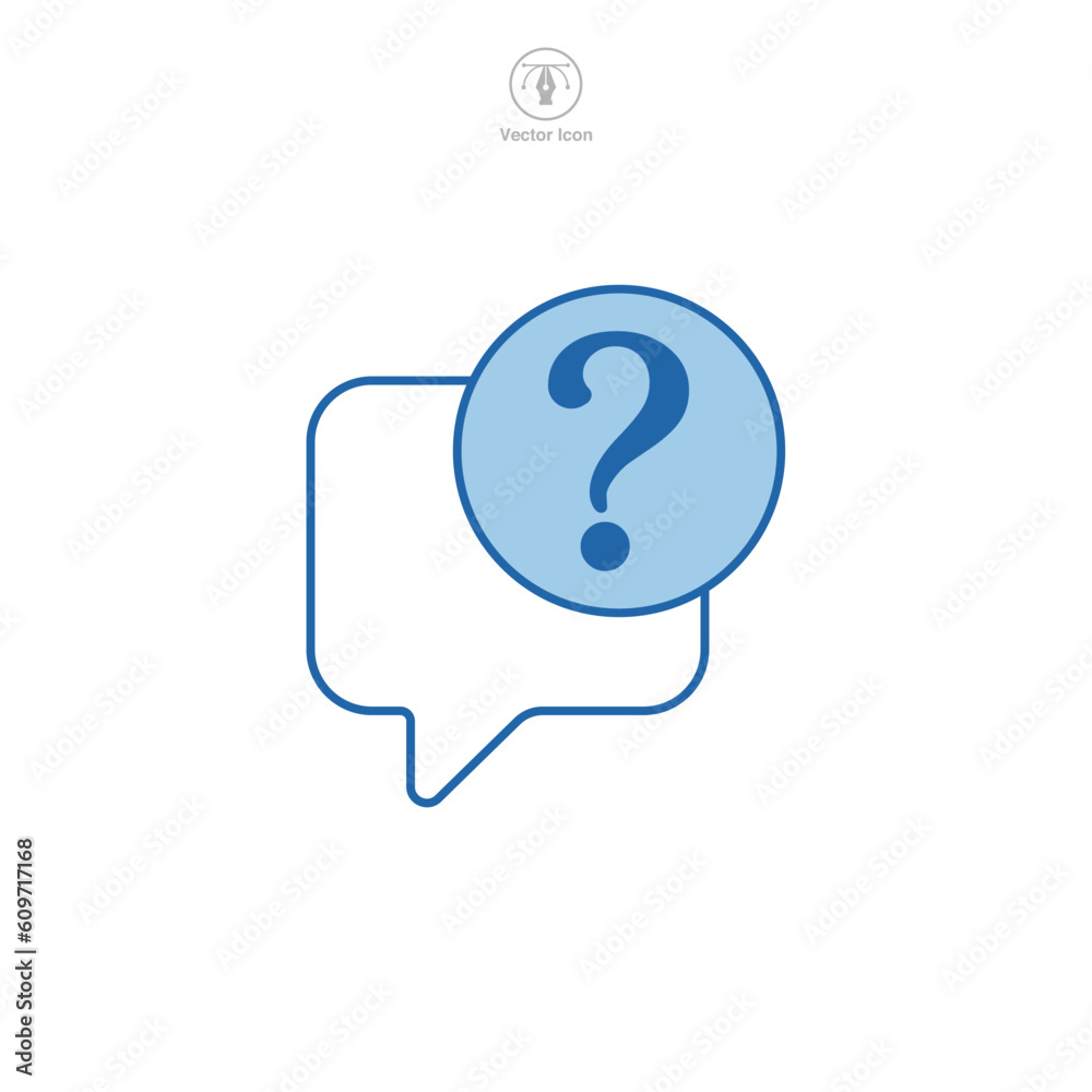 Question Mark icon symbol template for graphic and web design collection logo vector illustration Question Mark icon symbol template for graphic and web design collection logo vector illustration
