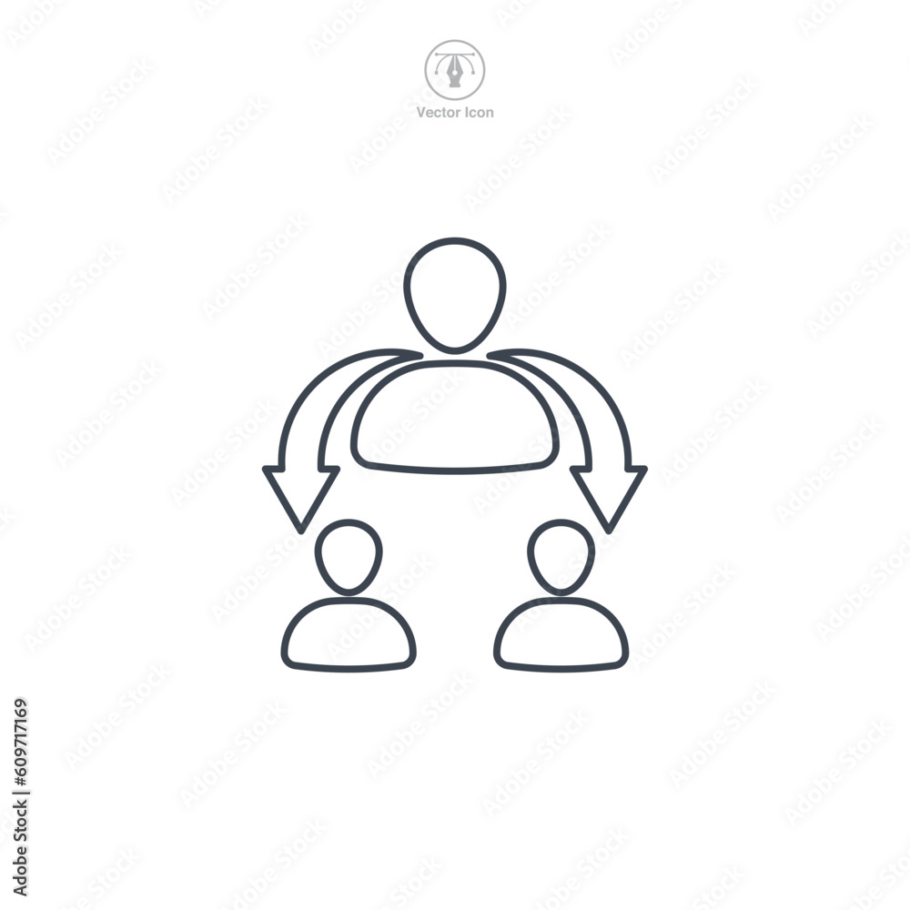 Employee Referral icon symbol template for graphic and web design collection logo vector illustration Employee Referral icon symbol template for graphic and web design collection logo vector illustration
