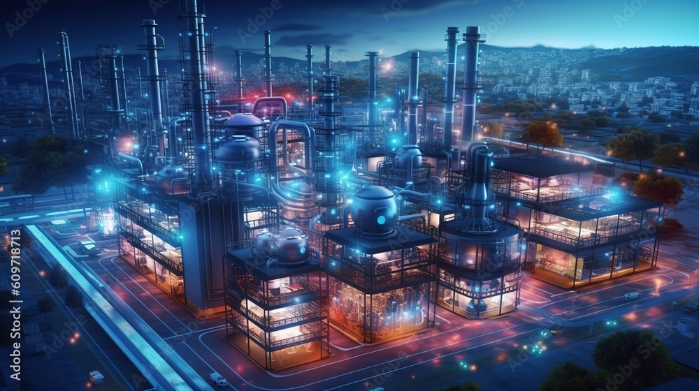 concept of future artificial intelligence industry automotive robotic digital technology manufacturing factory visual digitization concept of future artificial intelligence industry automotive robotic digital technology manufacturing factory visual digitization