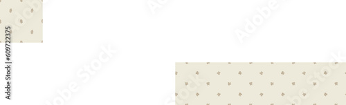 Scandi style floral seamless vector border. Whimsical linotype organic foliate graphic banner. 