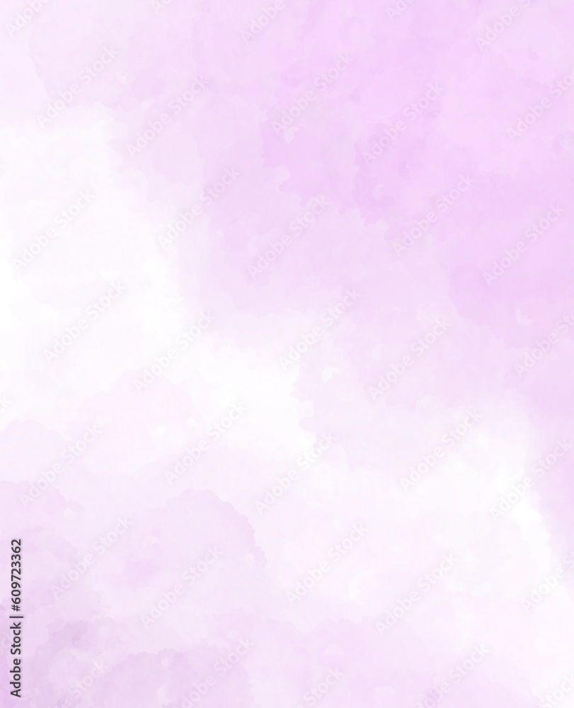 Abstract watercolor background for design in pink colors 