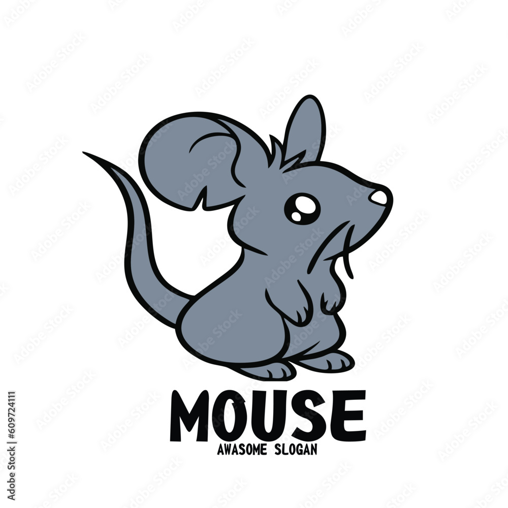 Design logo icon character mascot mouse Design logo icon character mascot mouse