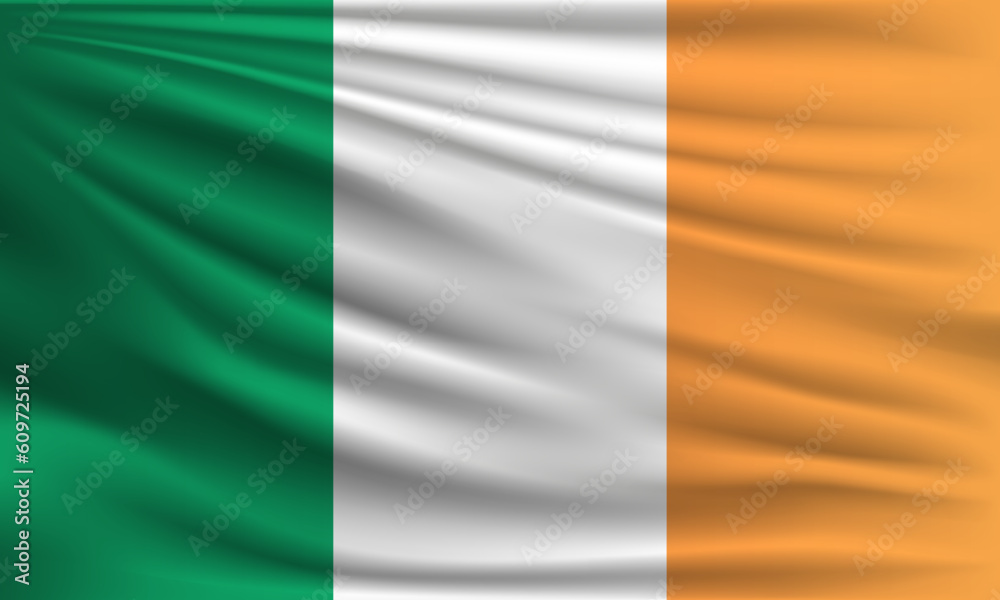 Vector flag of Ireland Vector flag of Ireland