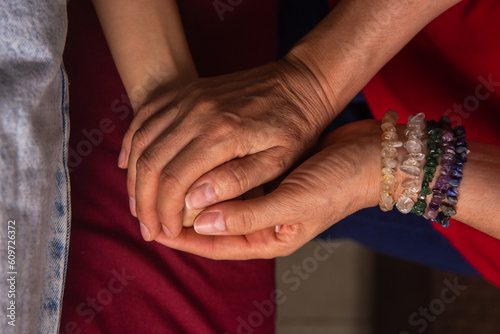 nurse, 
nurse holding patient's hand