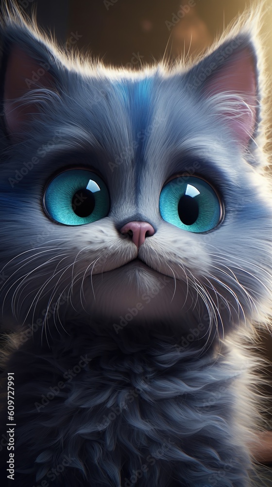 cute and fluffy cat cute and fluffy cat