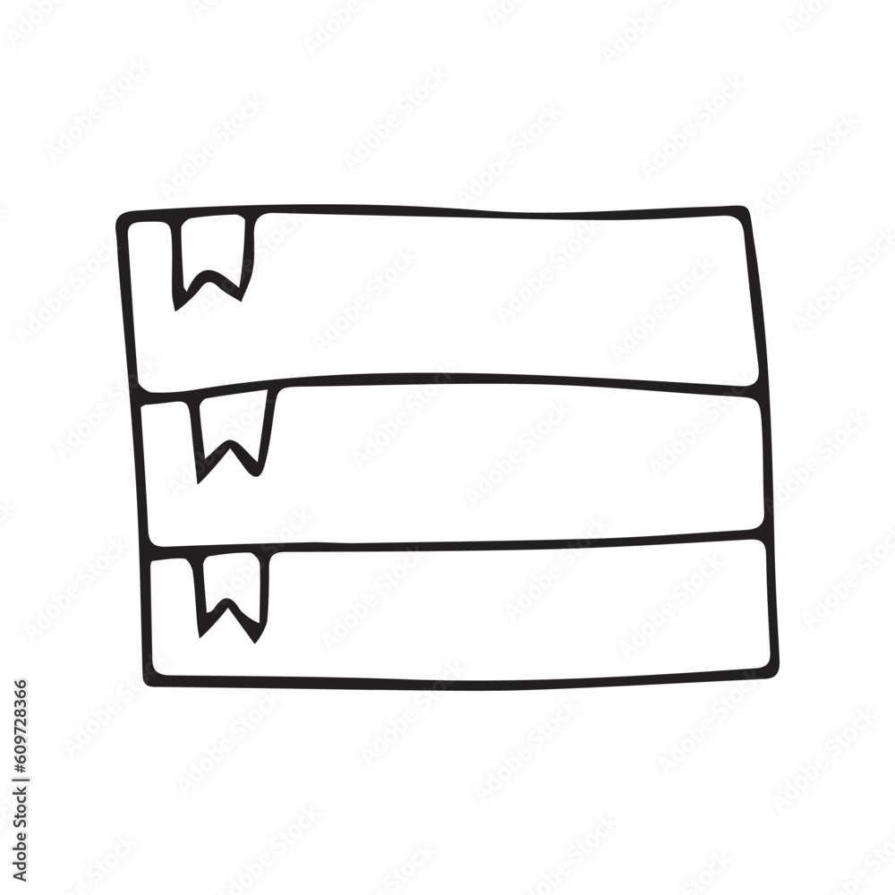 Collection of various paper notes. doodle art. Clean paper notes for making a to-do list, diary, memories on a white background. Vector illustration. Collection of various paper notes. doodle art. Clean paper notes for making a to-do list, diary, memories on a white background. Vector illustration.