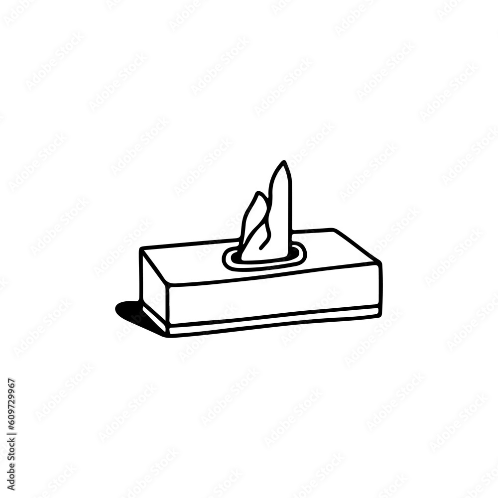 tissue box concept vector illustration tissue box concept vector illustration