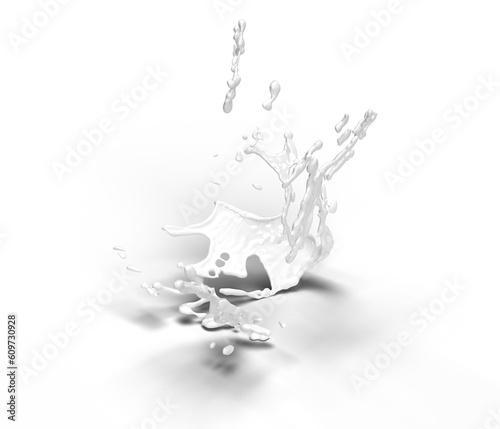 milk splash illustration