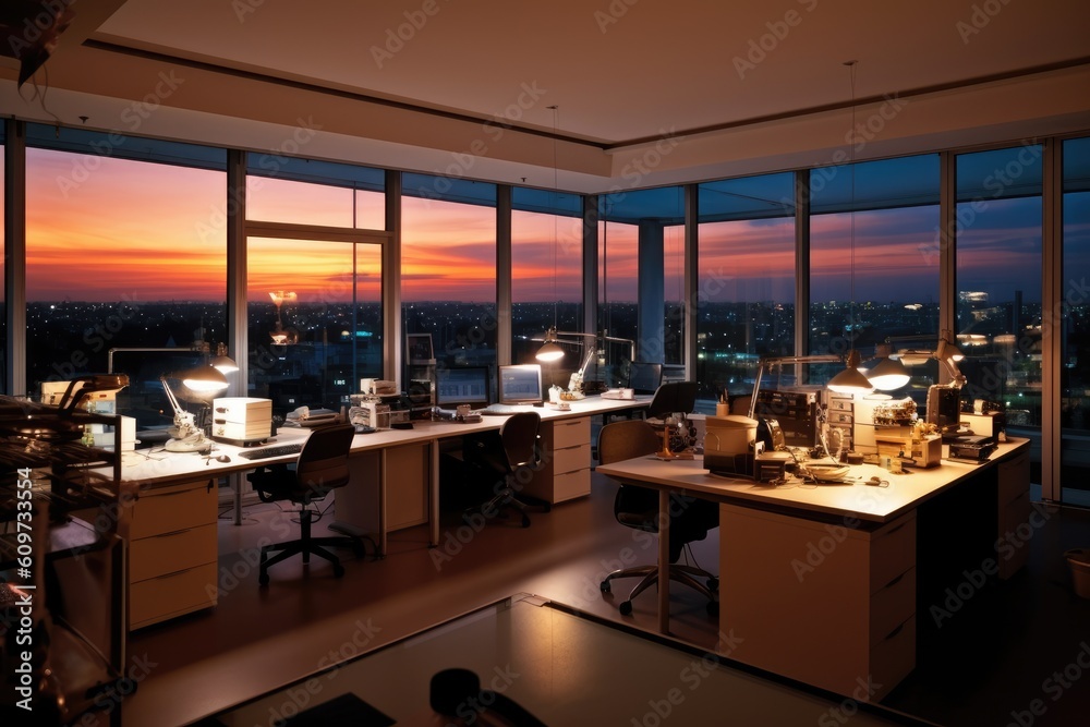 photo of design a functional office for medical Generated AI photo of design a functional office for medical Generated AI