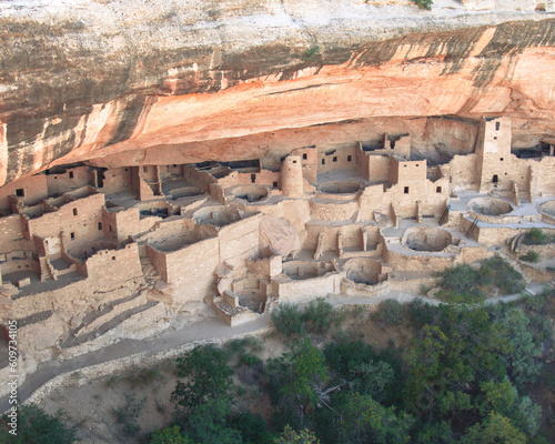 Ancestral puebloan or anasazi ruins photo