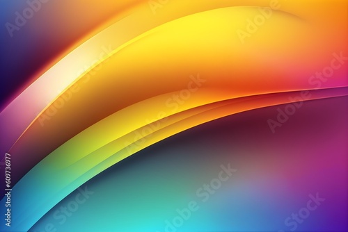Colorful stylish gradient abstract waving background, AI generated