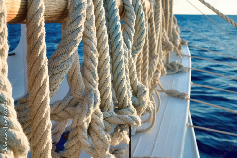 Obraz premium sail_deck_and_rope