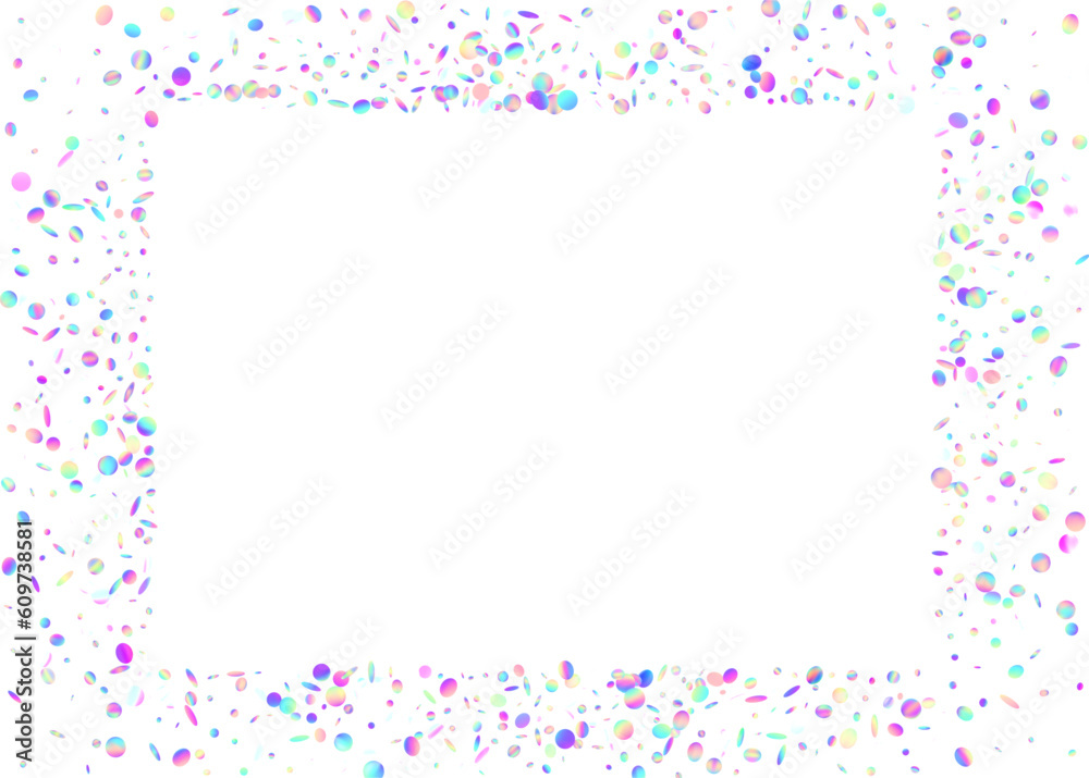 Kaleidoscope Texture. Purple Laser Tinsel. Rainbow Confetti. Fantasy Art. Party Element. Neon Sparkles. Disco Celebrate Illustration. Unicorn Foil. Violet Kaleidoscope Texture