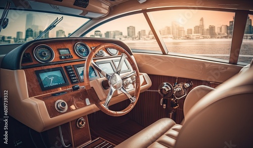 cruise_boat_with_a_steering_wheel_and_dashboard