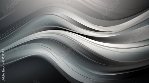 white silver abstract background with waves