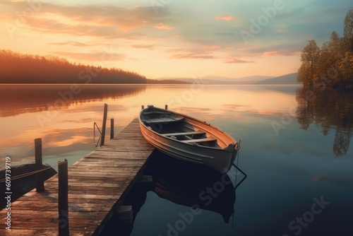 boat_docks_on_the_water_after_the_sun_sets © Alexander Mazzei 