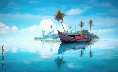 boat_in_water_on_a_island