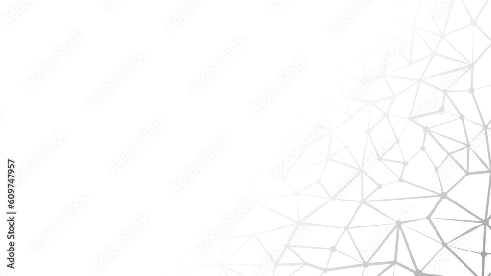 Abstract geometric background. Plexus mesh backdrop. Vector