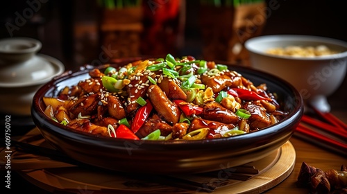 Mouthwatering Kung Pao Chicken with Caramelized Glaze
